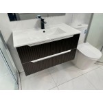 Wall Hung Vanity Lenze Series 900mm Dark Walnut